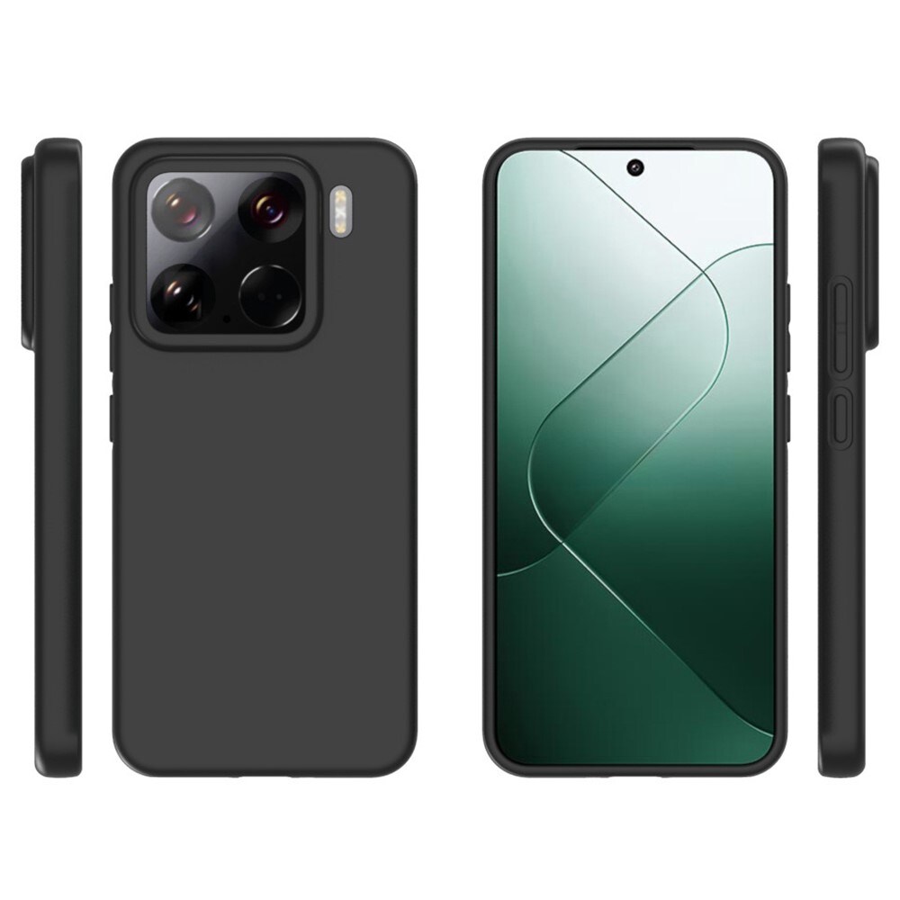 Xiaomi 15 Tyndt TPU-cover, Sort