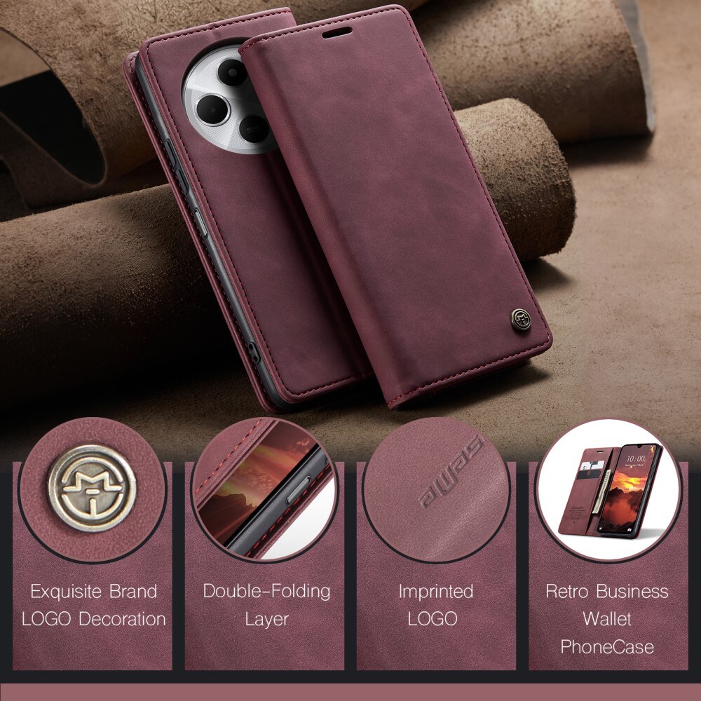 Xiaomi Redmi 14C Slankt pungetui, Rød