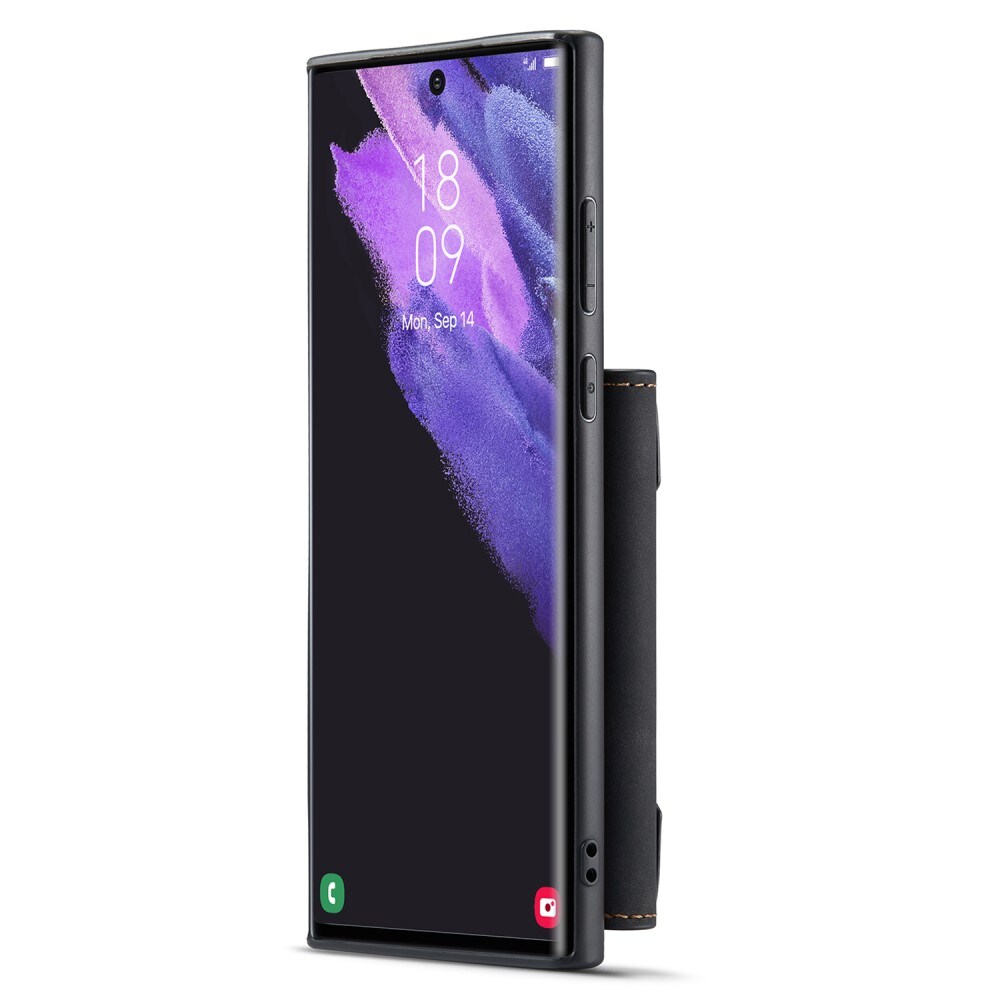 Samsung Galaxy S25 Ultra Cover med aftagelig pung, Sort