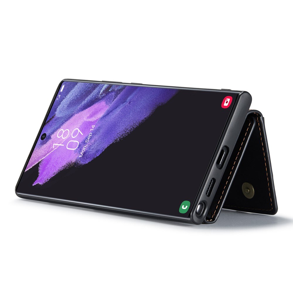 Samsung Galaxy S25 Ultra Cover med aftagelig pung, Sort