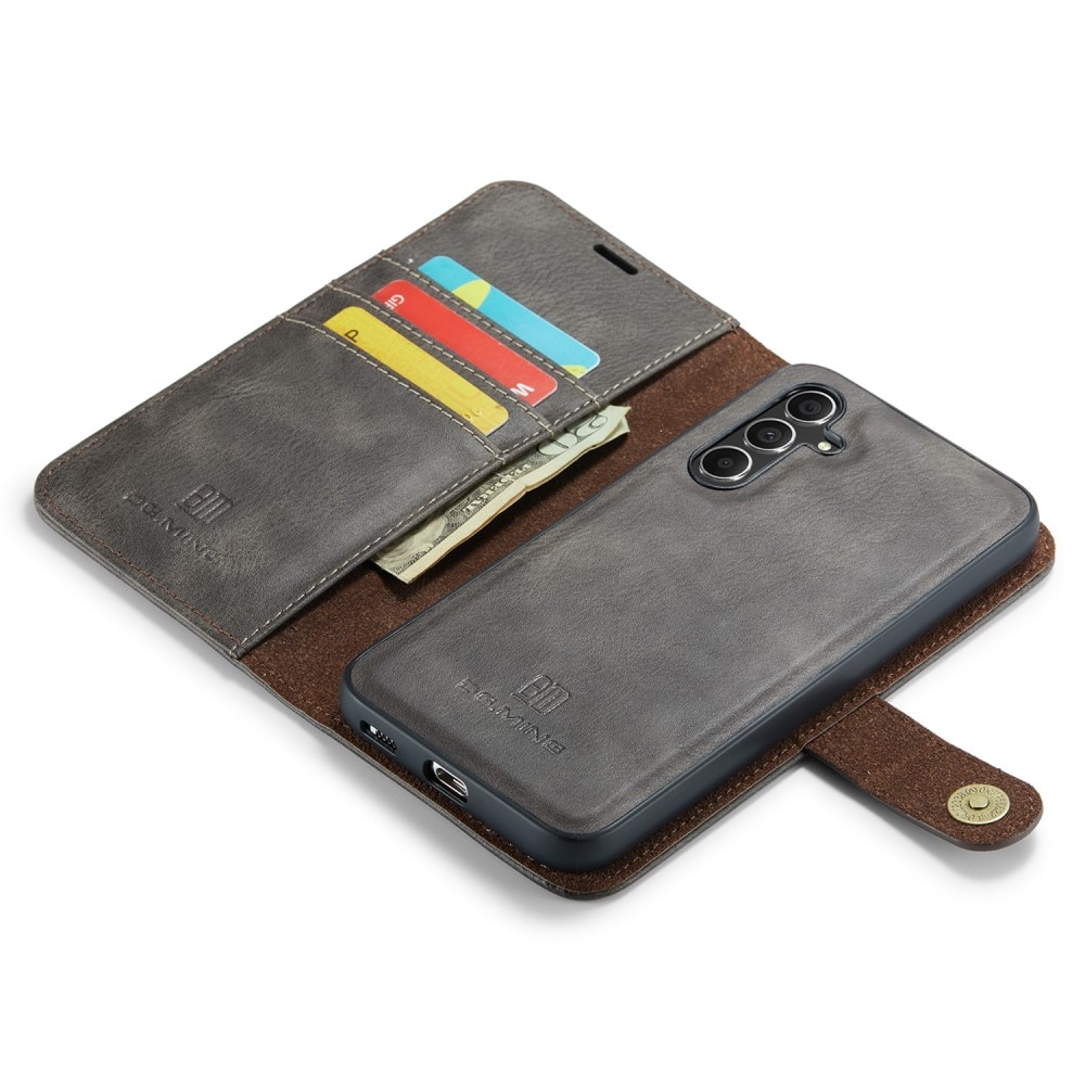 Samsung Galaxy A36 Pungetui med aftageligt cover, Brown