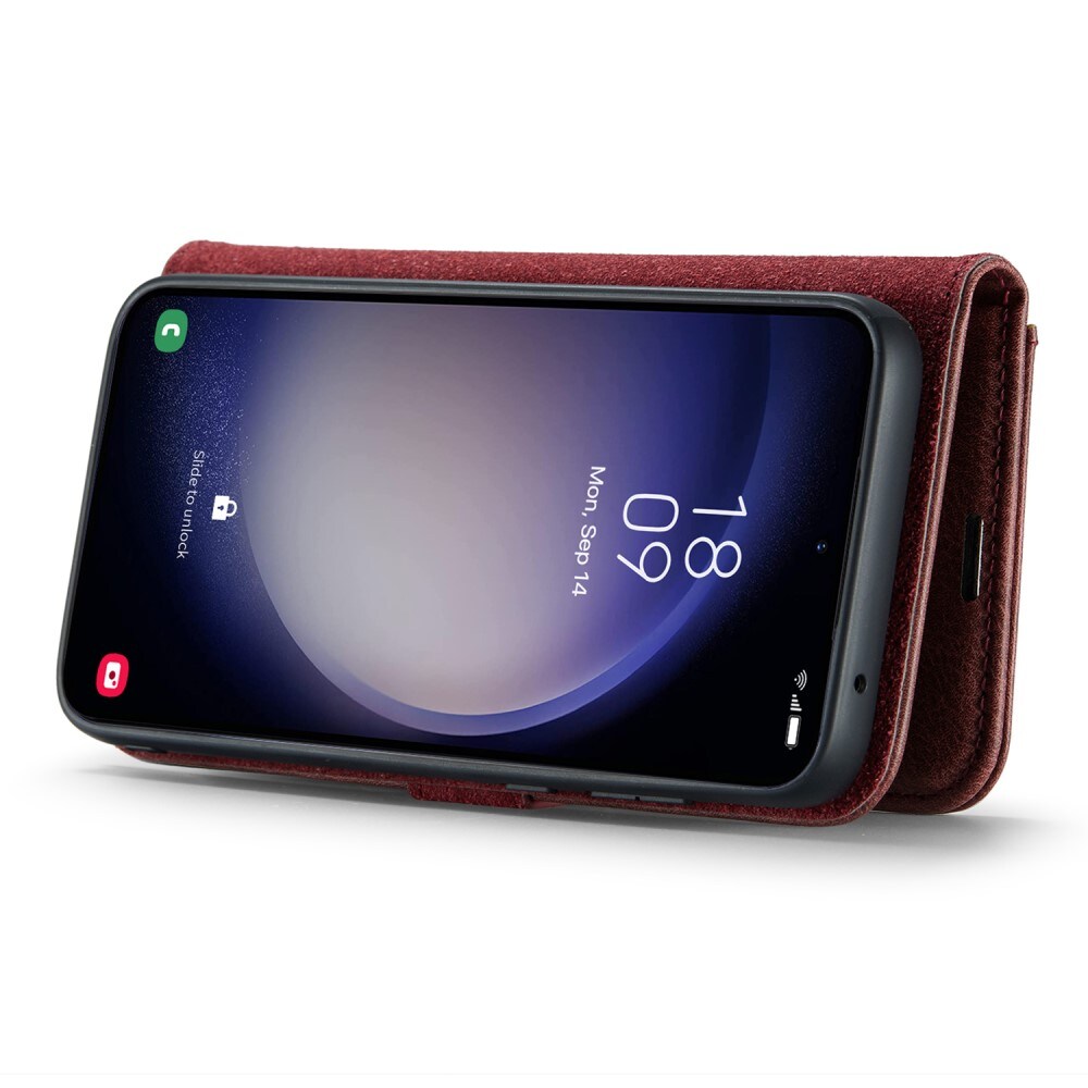 Samsung Galaxy A36 Pungetui med aftageligt cover, Red