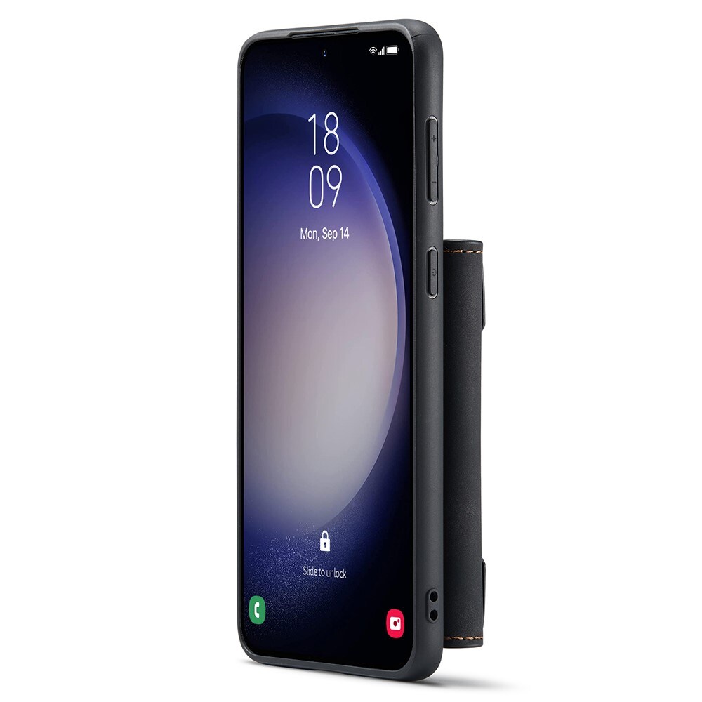 Samsung Galaxy S25 Cover med aftagelig pung, Sort