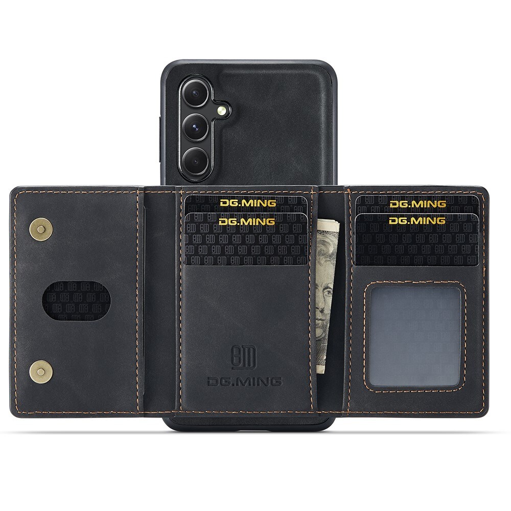 Samsung Galaxy S25 Cover med aftagelig pung, Sort