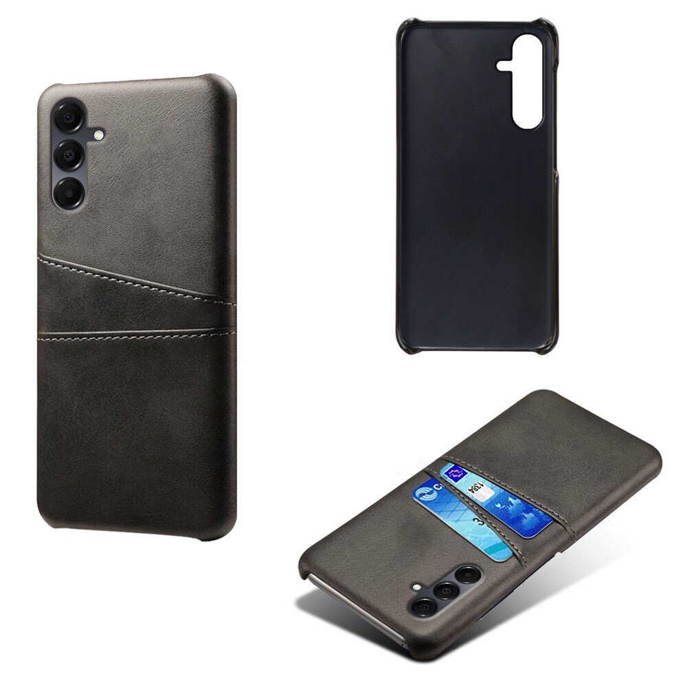 Samsung Galaxy A16 Smart cover med 2 kortholdere, Sort