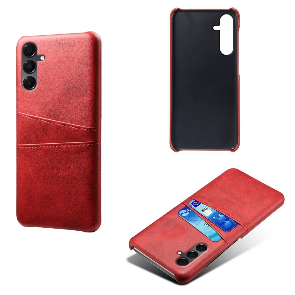Samsung Galaxy A16 Smart cover med 2 kortholdere, Rød