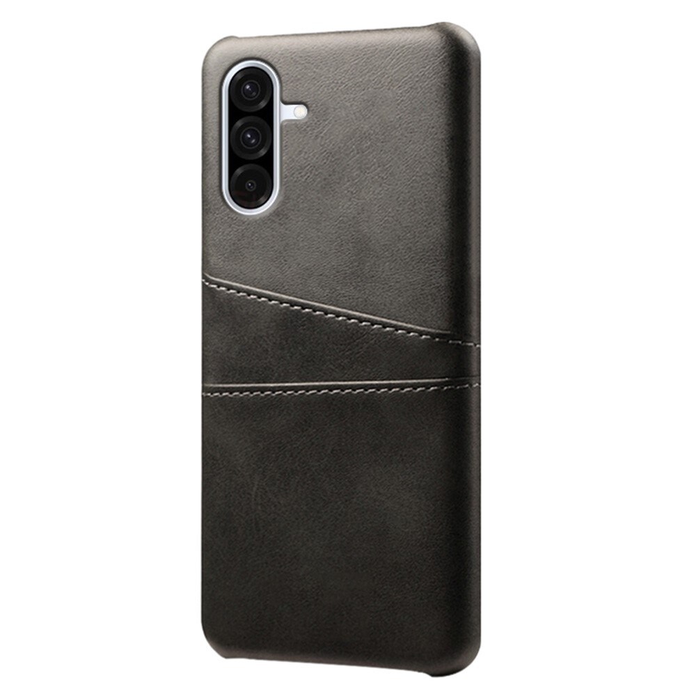 Samsung Galaxy A36 Smart cover med 2 kortholdere, Sort