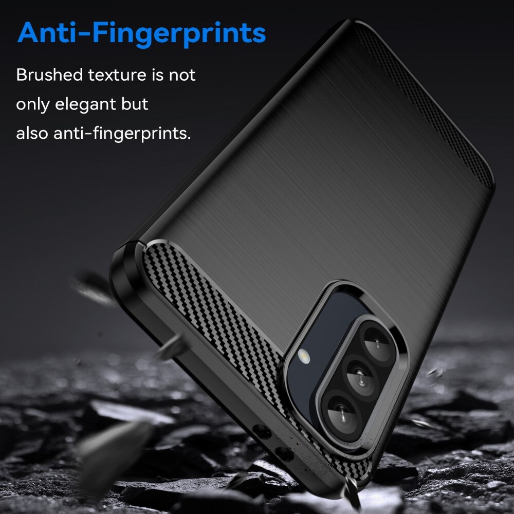 Samsung Galaxy A36 TPU-cover Brushed, Sort