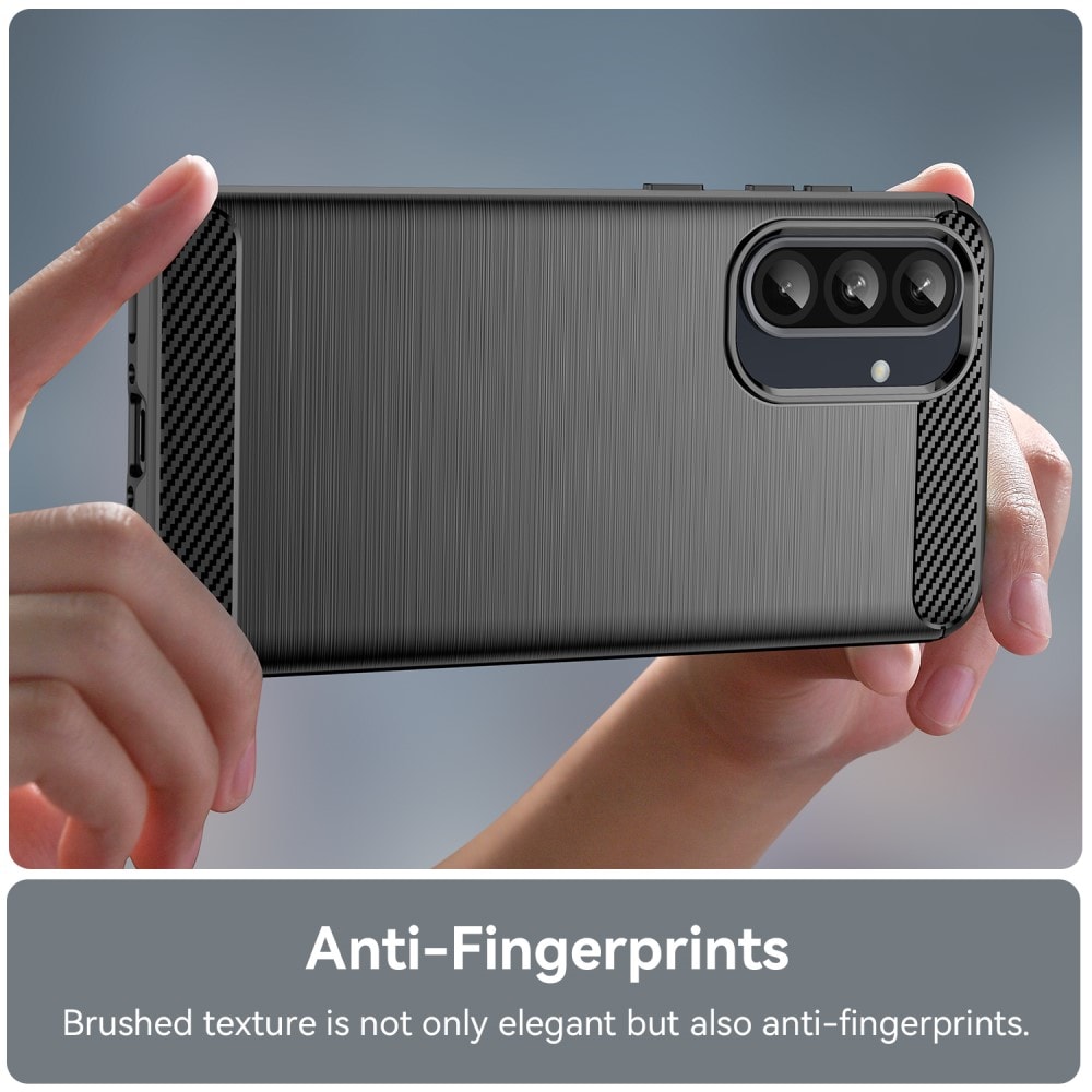 Samsung Galaxy A36 TPU-cover Brushed, Sort