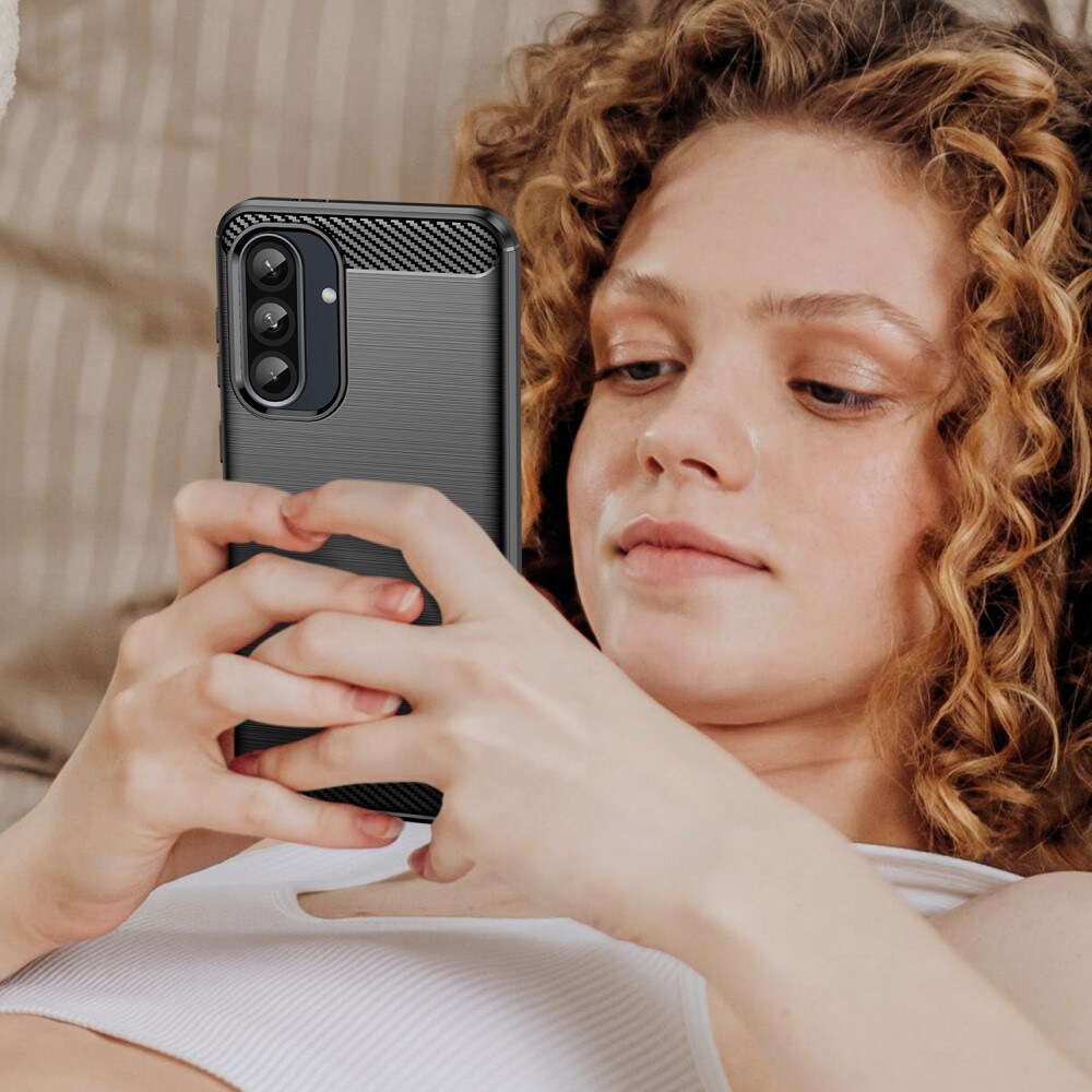 Samsung Galaxy A36 TPU-cover Brushed, Sort