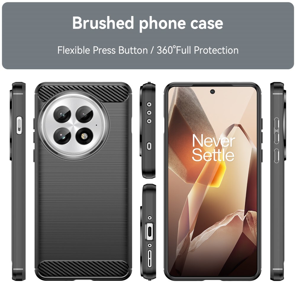  OnePlus 13 TPU-cover Brushed, Sort