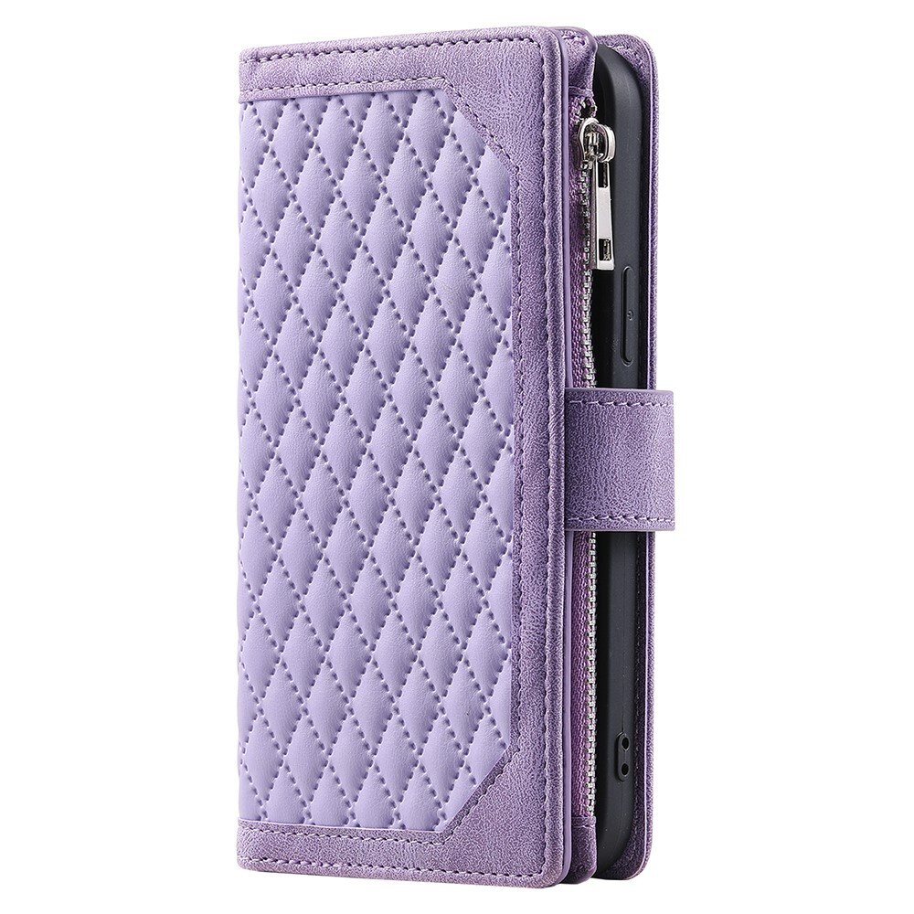 Samsung Galaxy A56 Quiltet pungtaske, Lilla