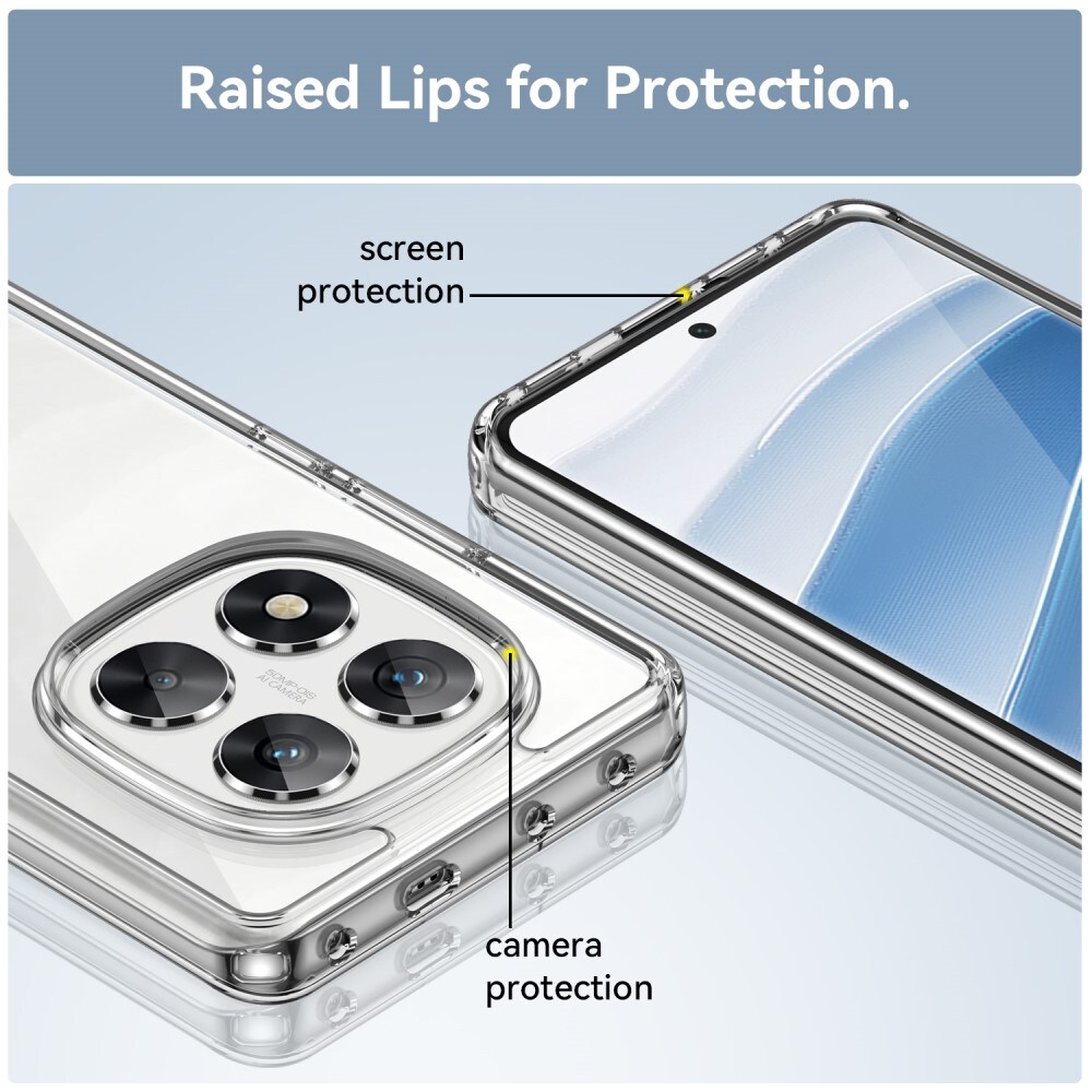 Xiaomi Redmi Note 14 Pro Crystal Hybrid-cover, Gennemsigtig