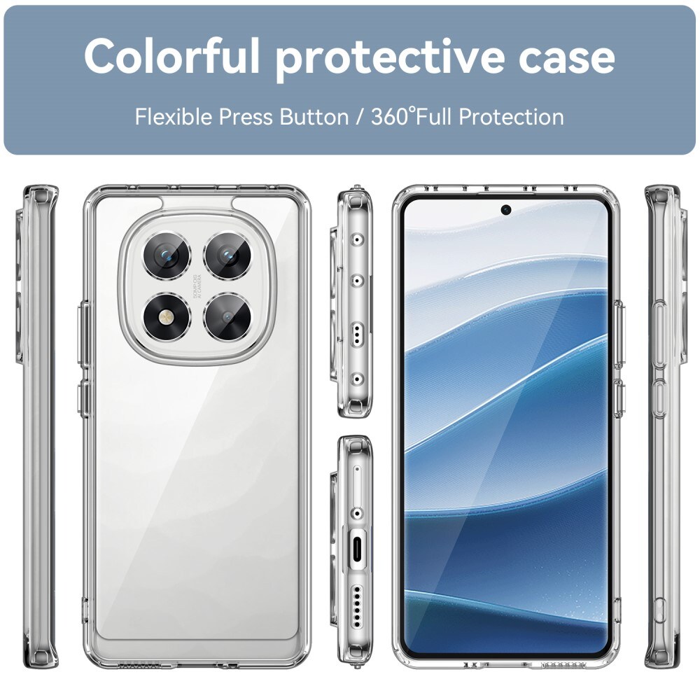 Xiaomi Redmi Note 14 Pro Crystal Hybrid-cover, Gennemsigtig