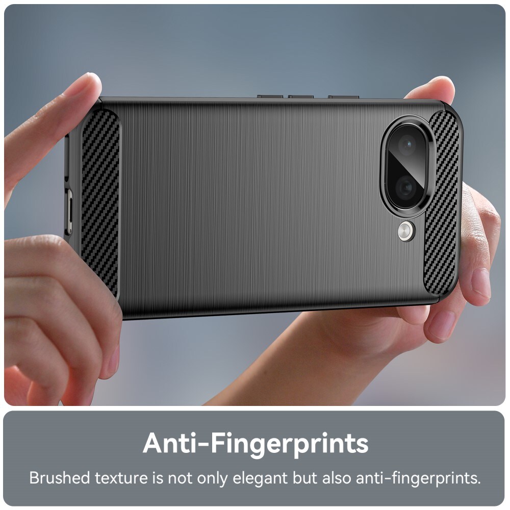 Google Pixel 9a TPU-cover Brushed, Sort