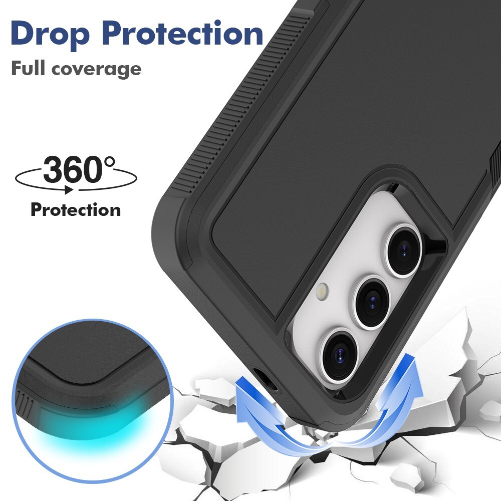 Samsung Galaxy S25 Hybridcover Off-road, Sort