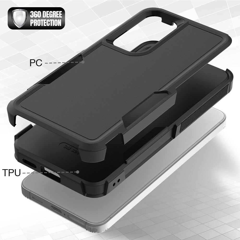 Samsung Galaxy S25 Hybridcover Off-road, Sort
