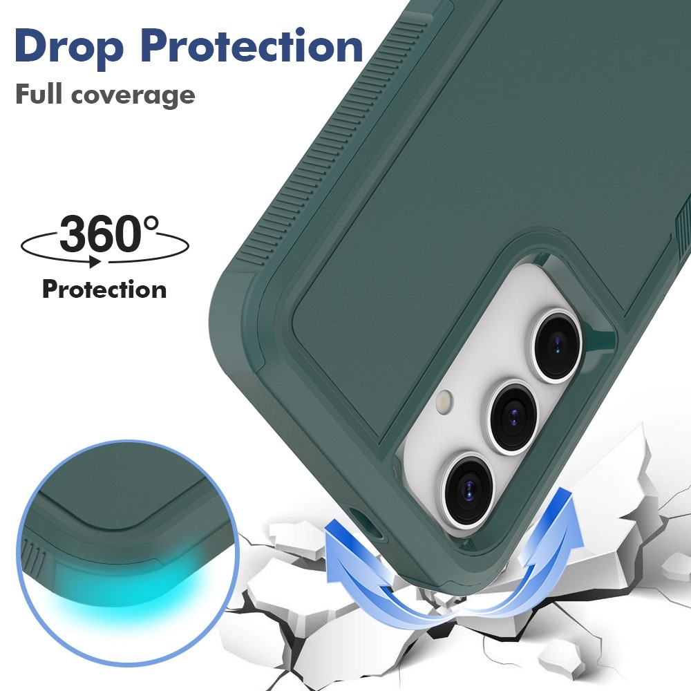 Samsung Galaxy S25 Hybridcover Off-road, Grøn