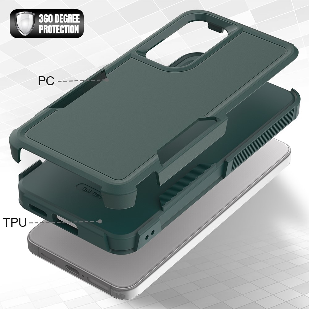 Samsung Galaxy S25 Hybridcover Off-road, Grøn
