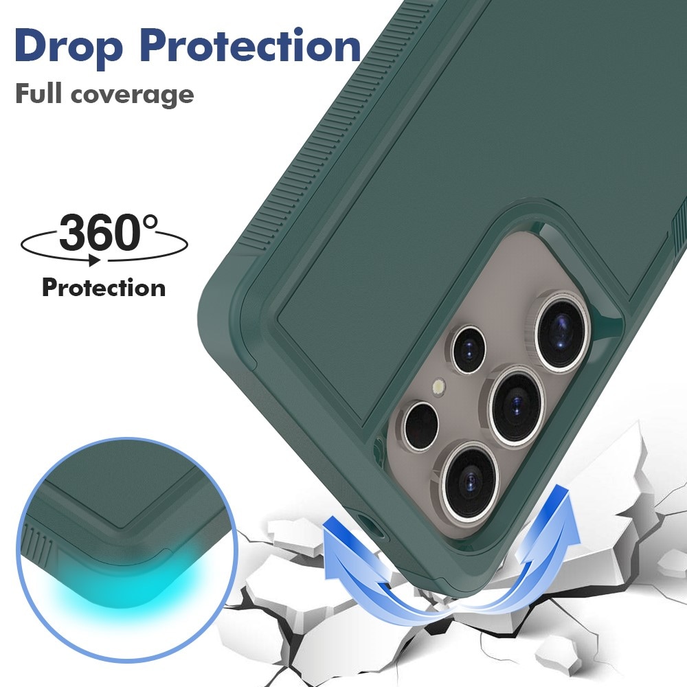 Samsung Galaxy S25 Ultra Hybridcover Off-road, Grøn