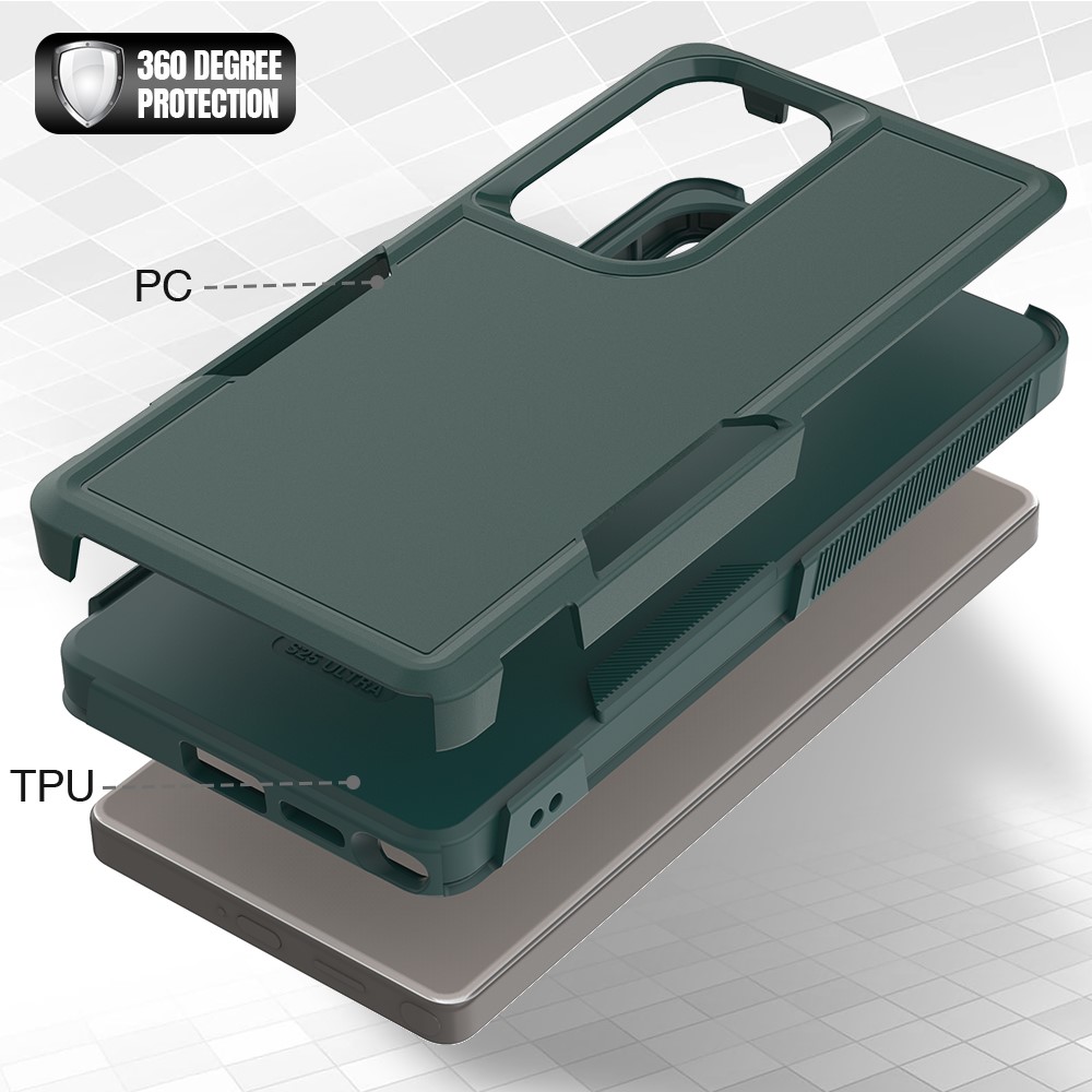 Samsung Galaxy S25 Ultra Hybridcover Off-road, Grøn