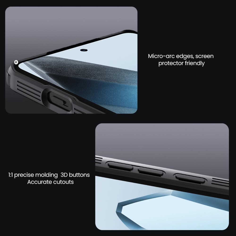  OnePlus 13 Cover med kamerabeskyttelse - CamShield, Blå