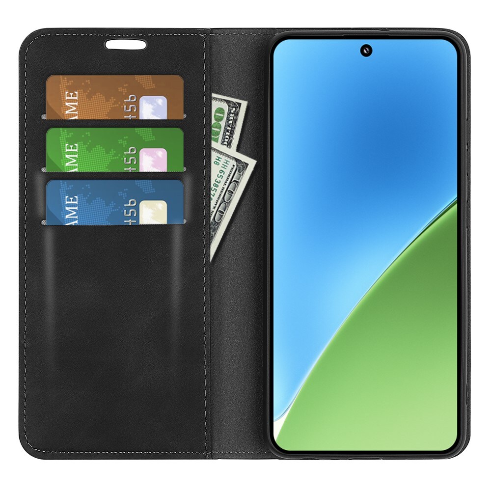 Xiaomi 15 Slankt etui med kortholder, Sort