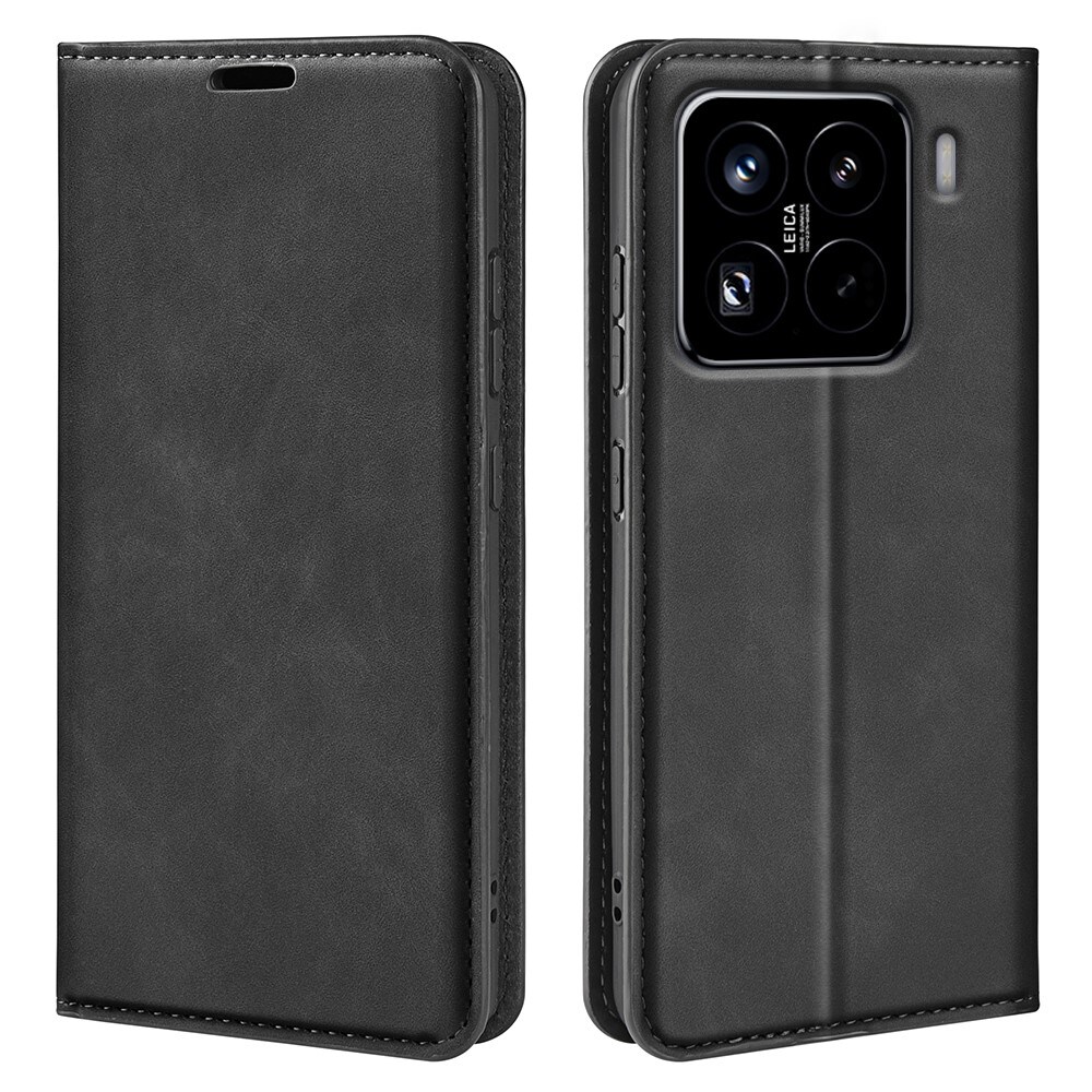 Xiaomi 15 Pro Slankt etui med kortholder, Sort