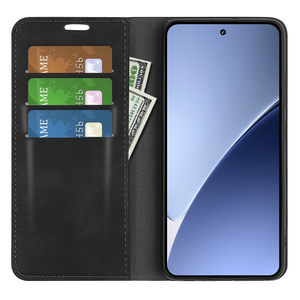 Xiaomi 15 Pro Slankt etui med kortholder, Sort