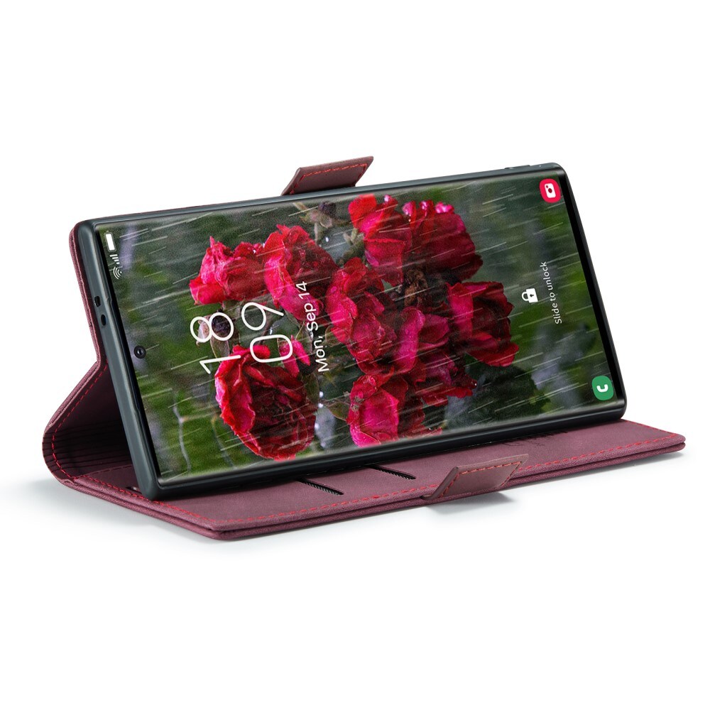 Samsung Galaxy S25 Ultra Slankt pungetui, Rød