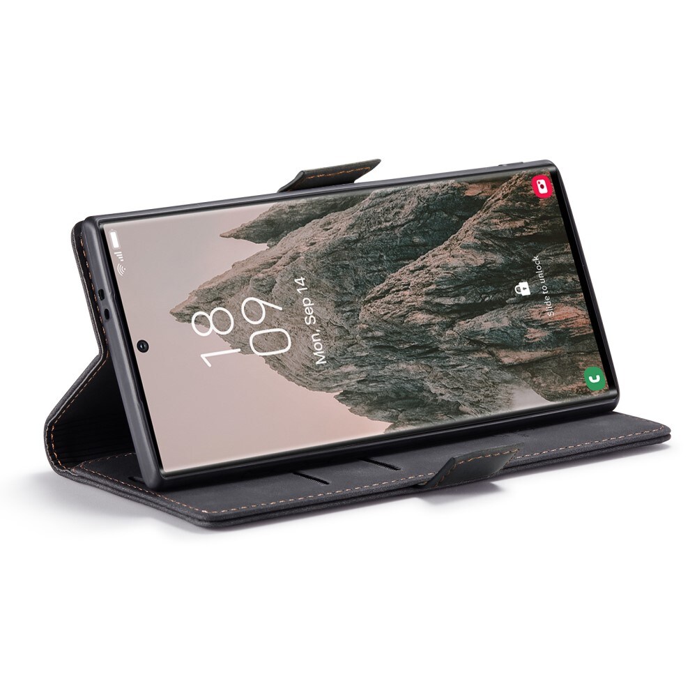 Samsung Galaxy S25 Ultra Slankt pungetui, Sort