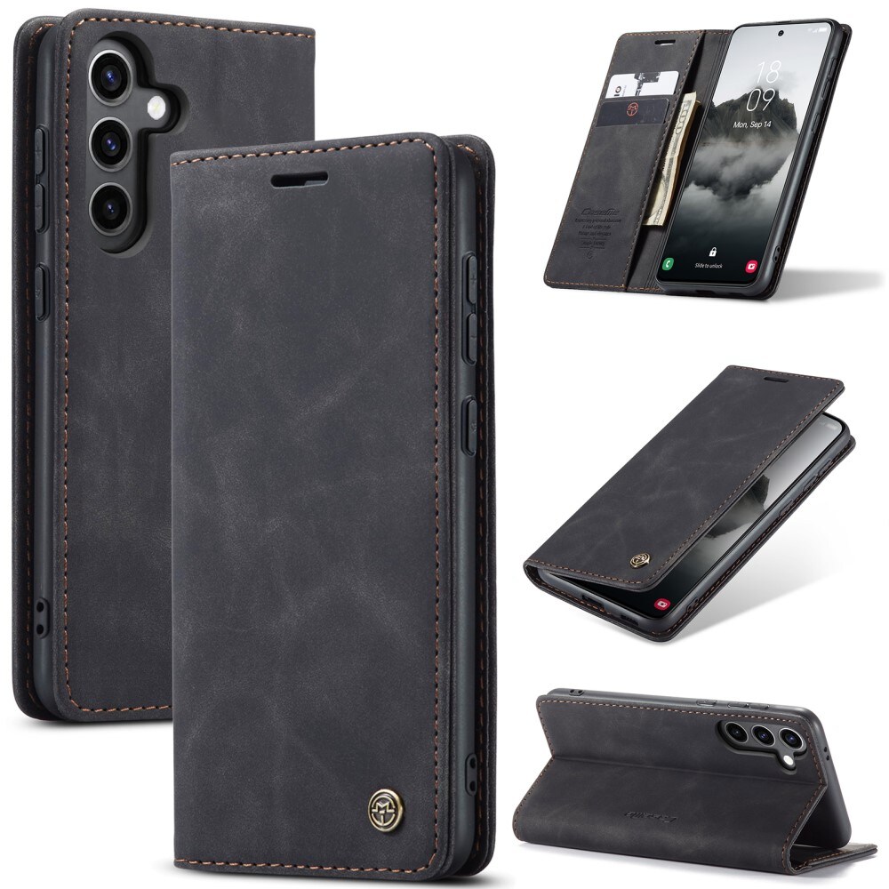 Samsung Galaxy S25 Plus Slankt pungetui, Sort