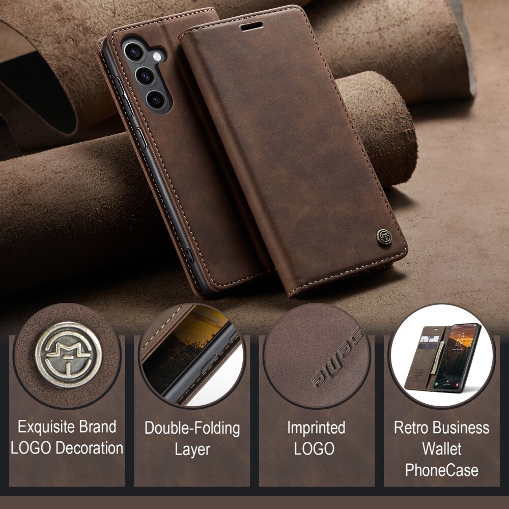 Samsung Galaxy S25 Plus Slankt pungetui, Brun