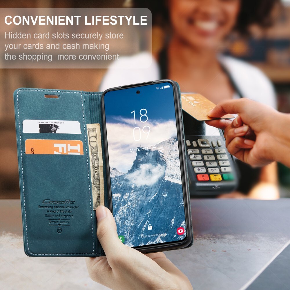 Samsung Galaxy S25 Slankt pungetui, Blå