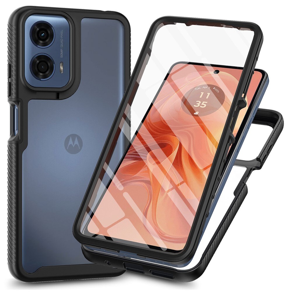 Motorola Moto G35 Mobilcover Full Protection, Sort