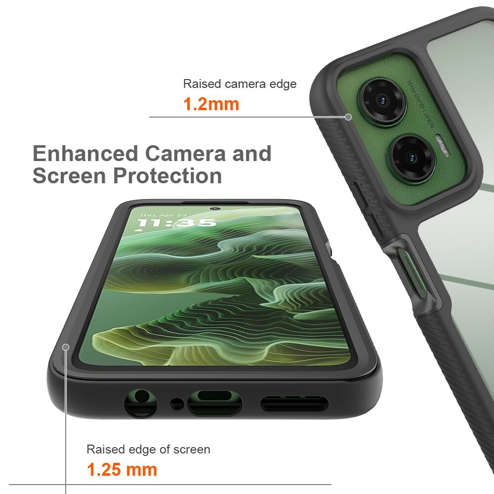 Motorola Moto G35 Mobilcover Full Protection, Sort