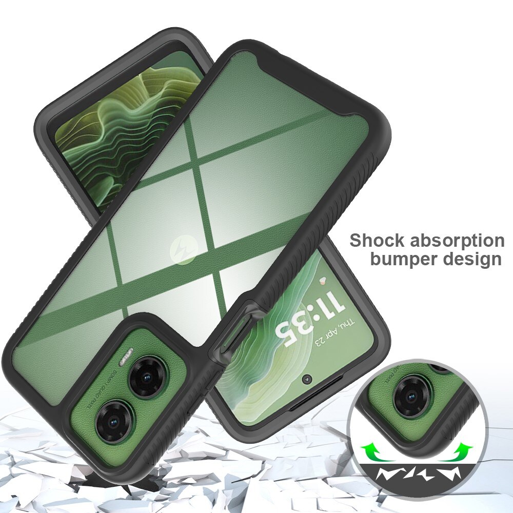 Motorola Moto G35 Mobilcover Full Protection, Sort