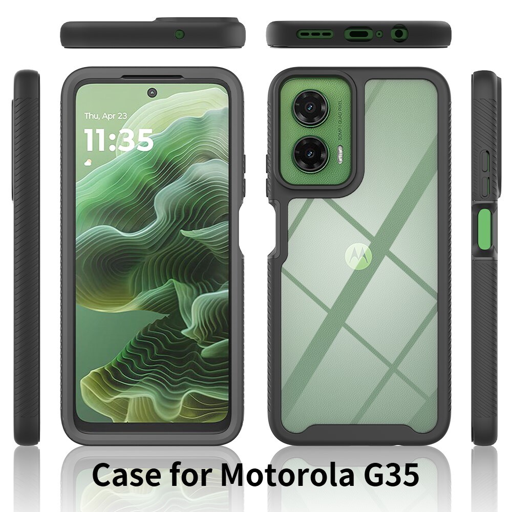 Motorola Moto G35 Mobilcover Full Protection, Sort