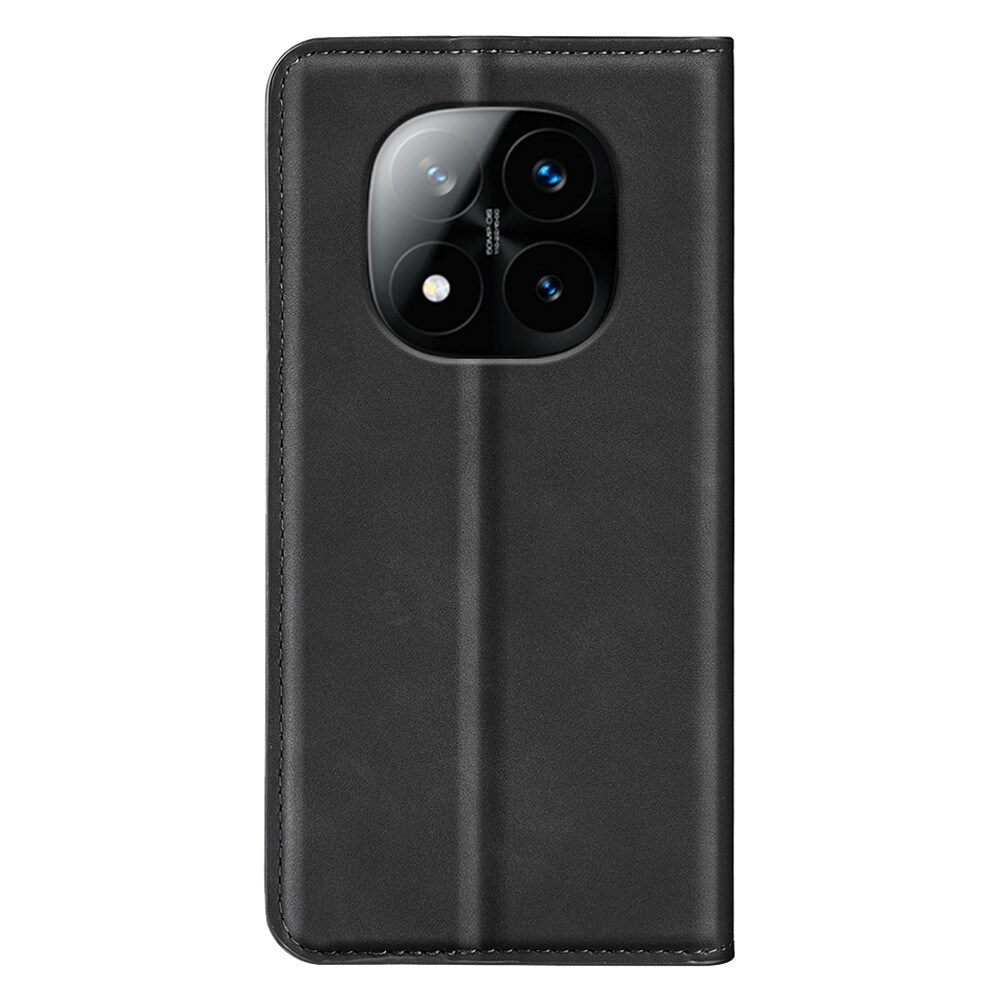 Xiaomi Redmi Note 14 Pro Plus Slankt etui med kortholder, Sort