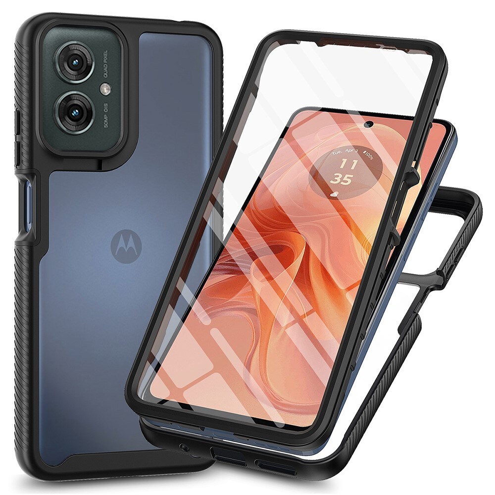 Motorola Moto G55 Mobilcover Full Protection, Sort