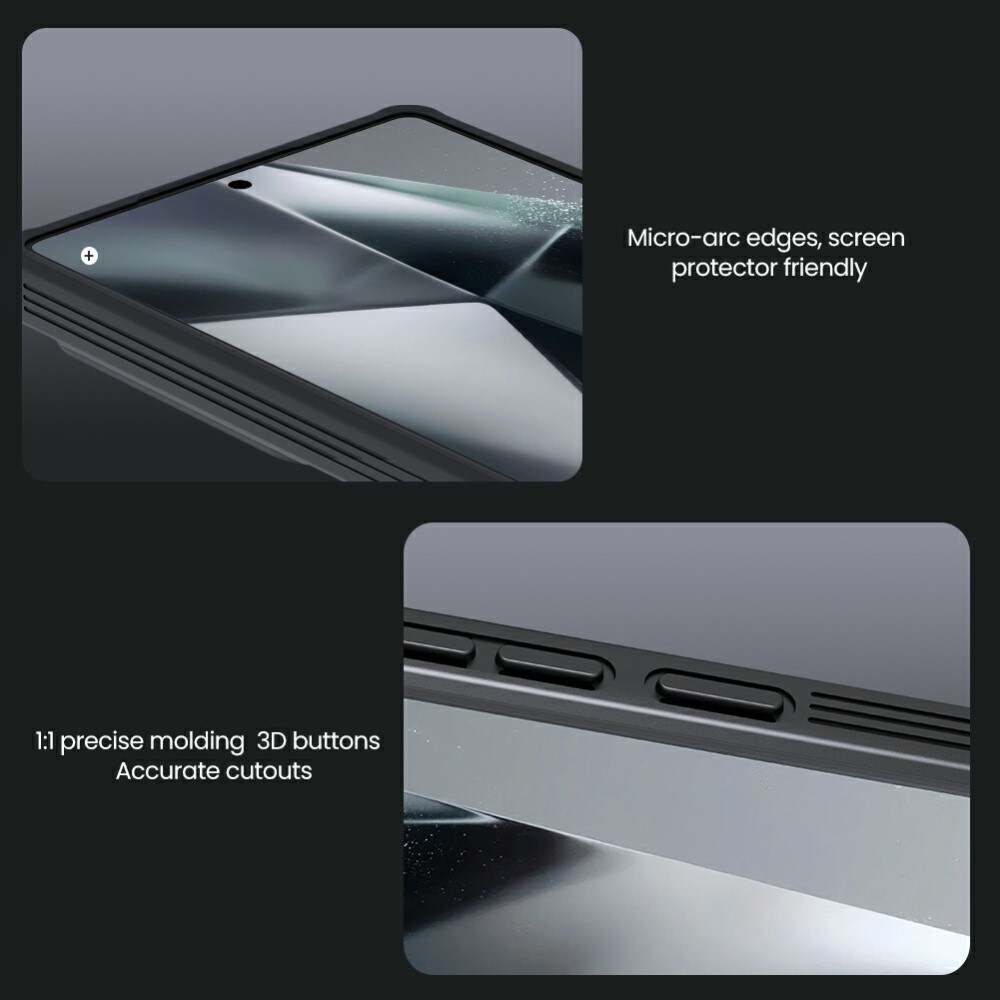 Samsung Galaxy S25 Ultra Cover med kamerabeskyttelse - CamShield, Grøn