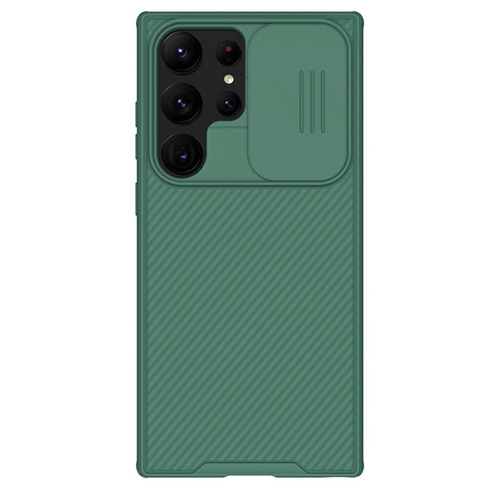 Samsung Galaxy S25 Ultra Cover med kamerabeskyttelse - CamShield, Grøn