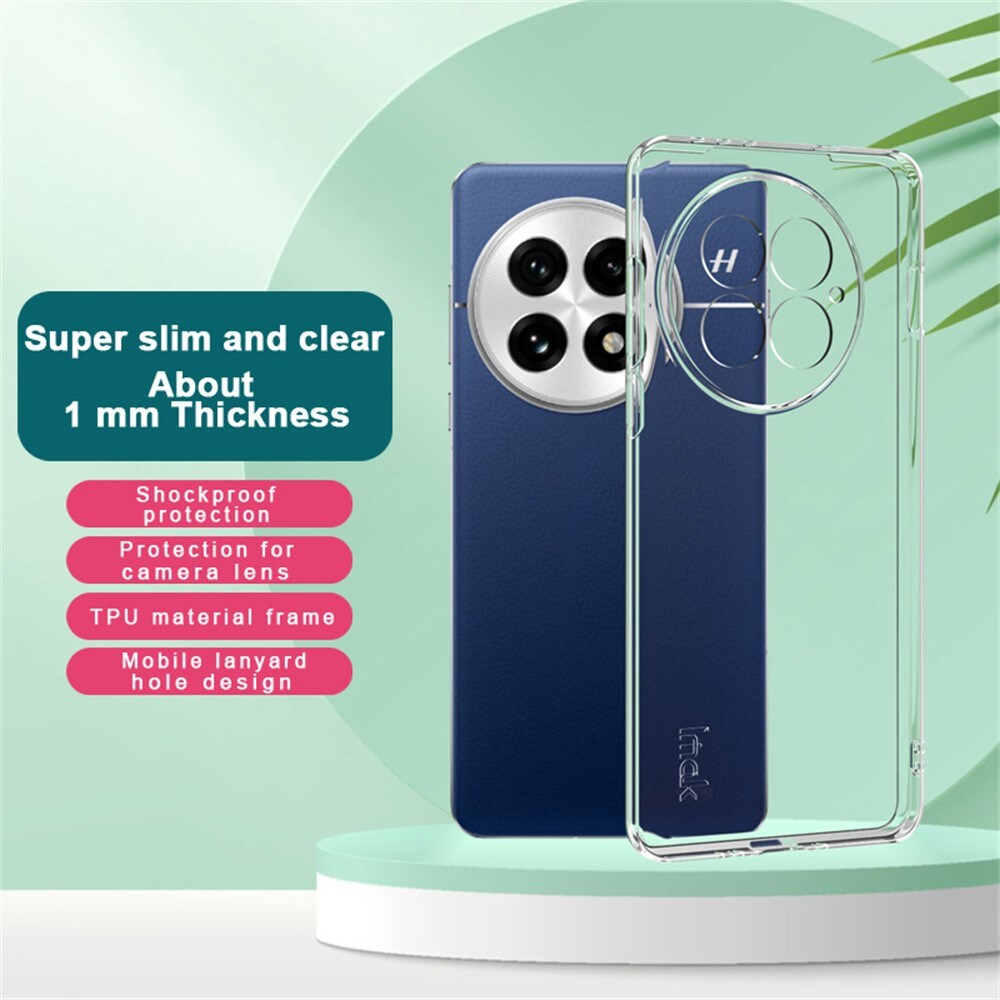  OnePlus 13 Cover i TPU, Gennemsigtig