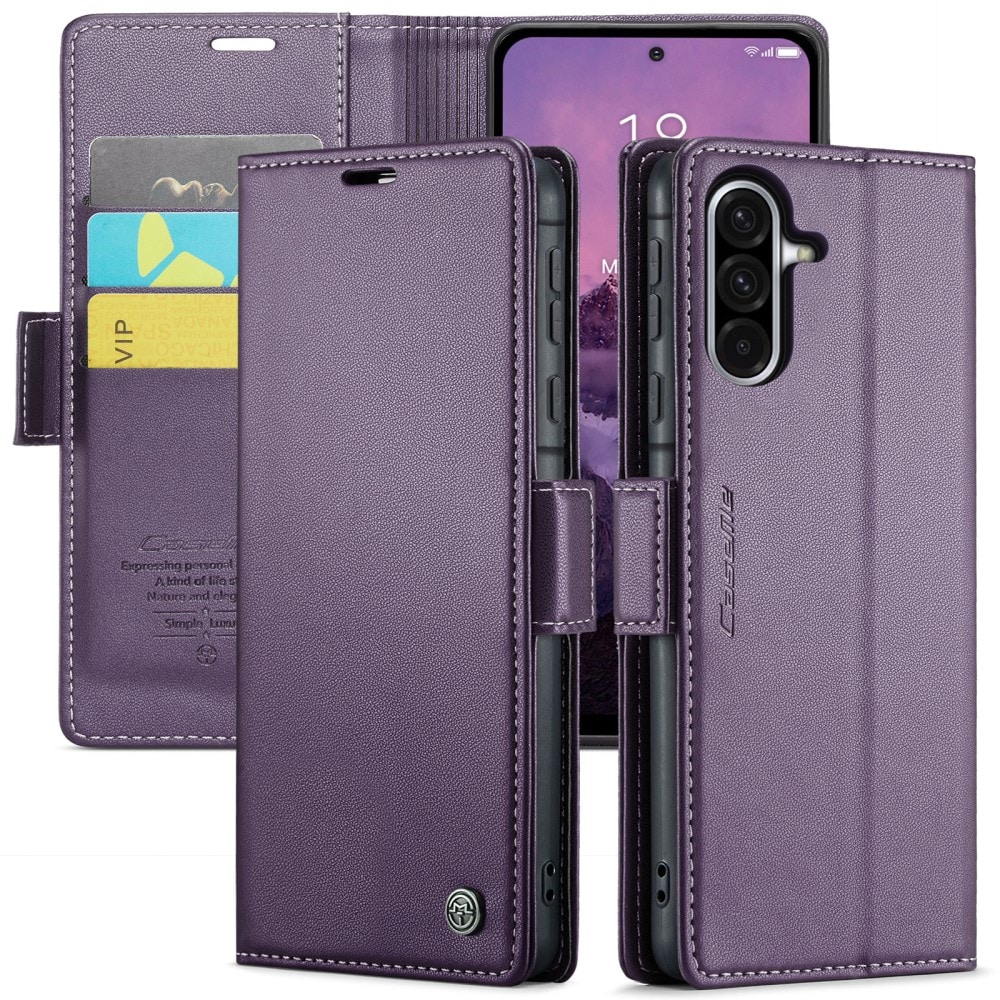 Samsung Galaxy A56 Slankt RFID-pungetui, Lilla