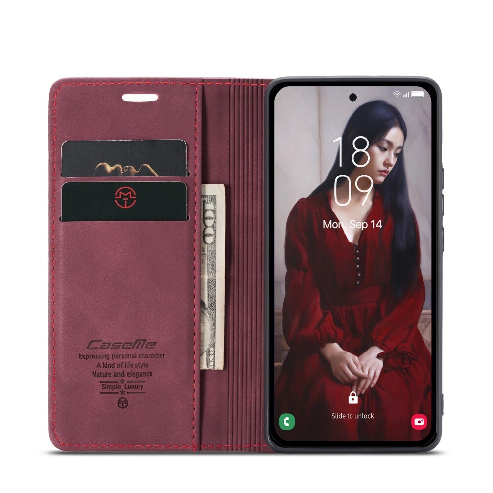 Samsung Galaxy A56 Slankt pungetui, Rød