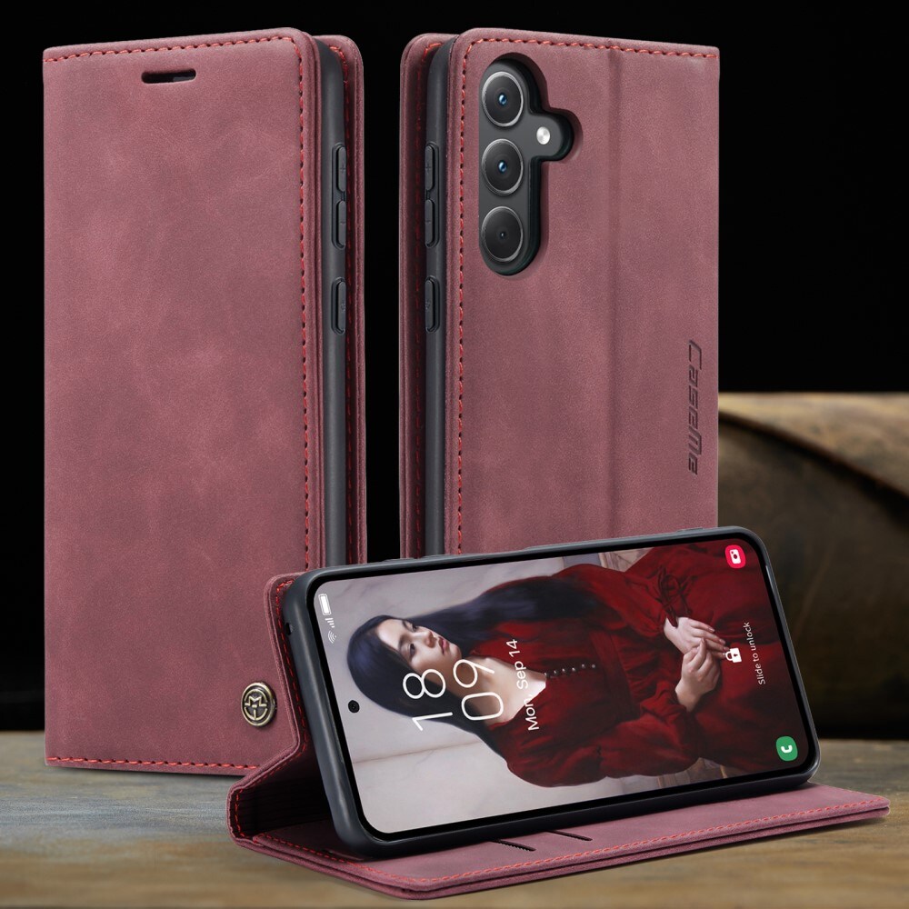 Samsung Galaxy A56 Slankt pungetui, Rød