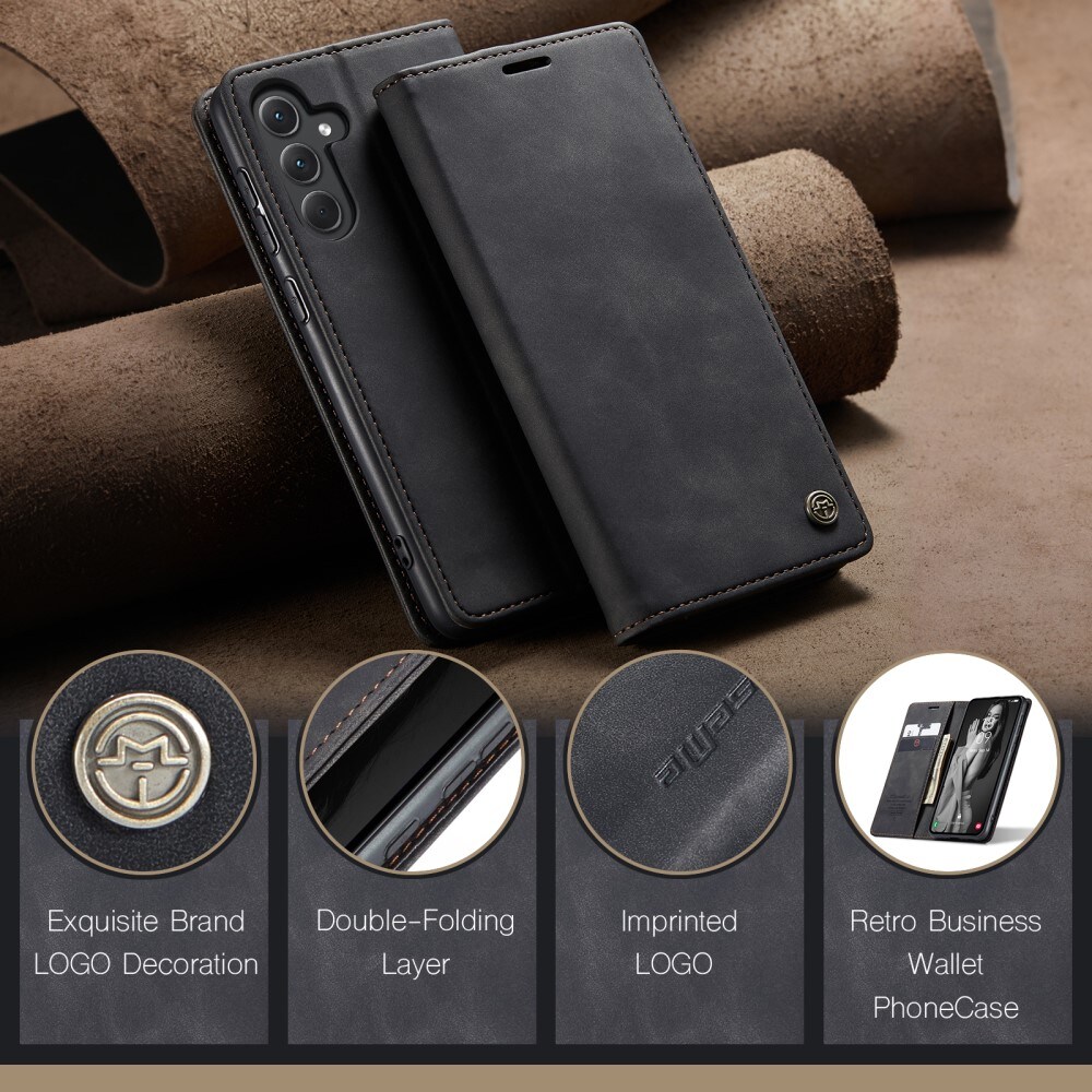 Samsung Galaxy A56 Slankt pungetui, Sort
