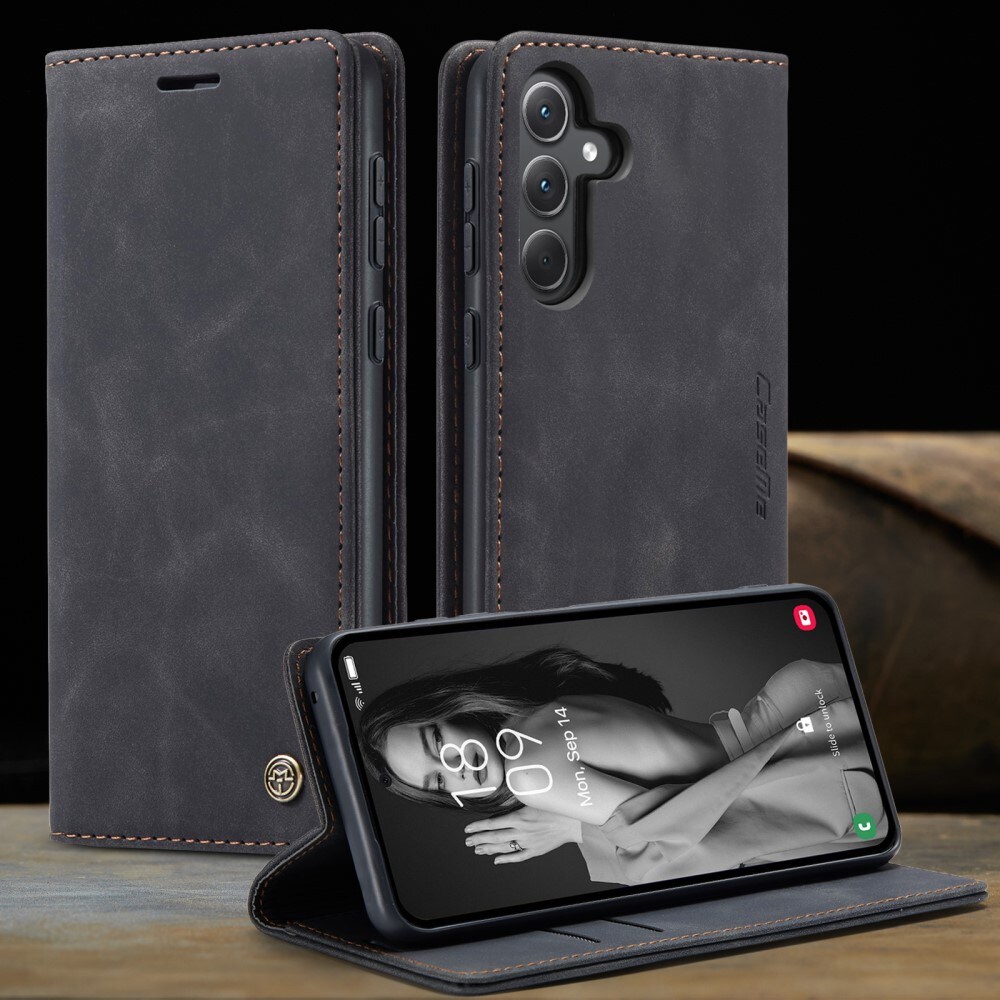 Samsung Galaxy A56 Slankt pungetui, Sort