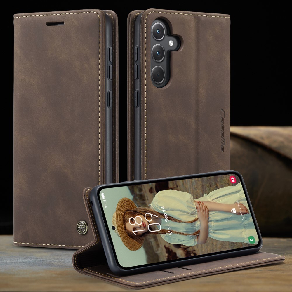 Samsung Galaxy A56 Slankt pungetui, Brun