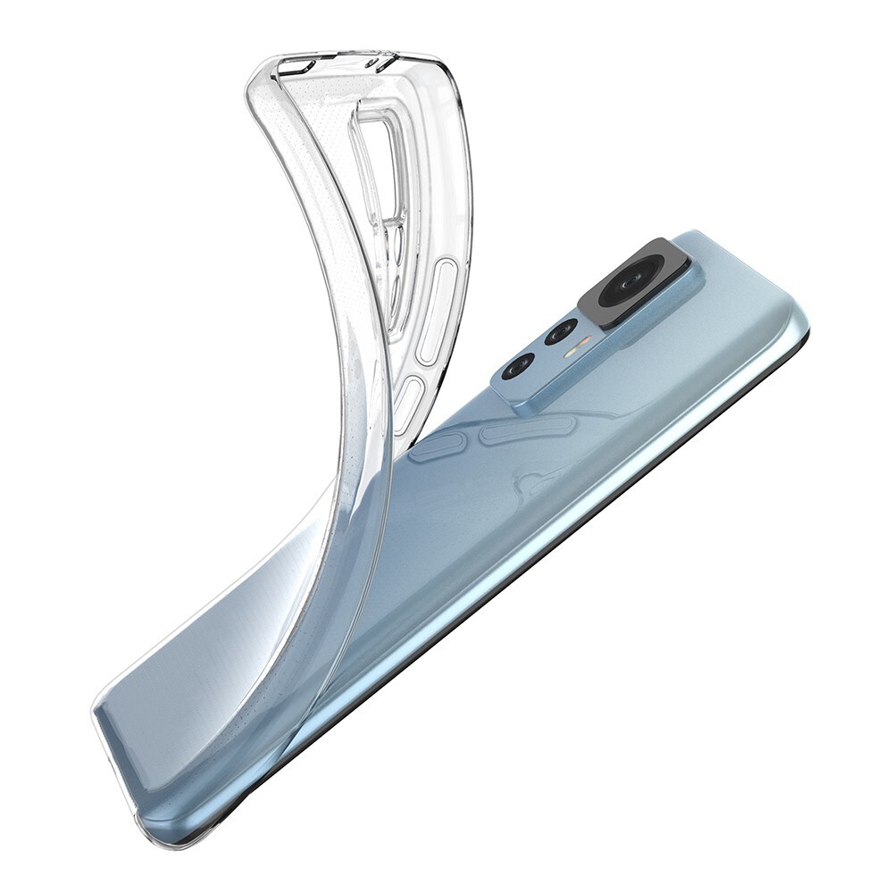 Xiaomi 12T/12T Pro Tyndt TPU-cover, Gennemsigtig